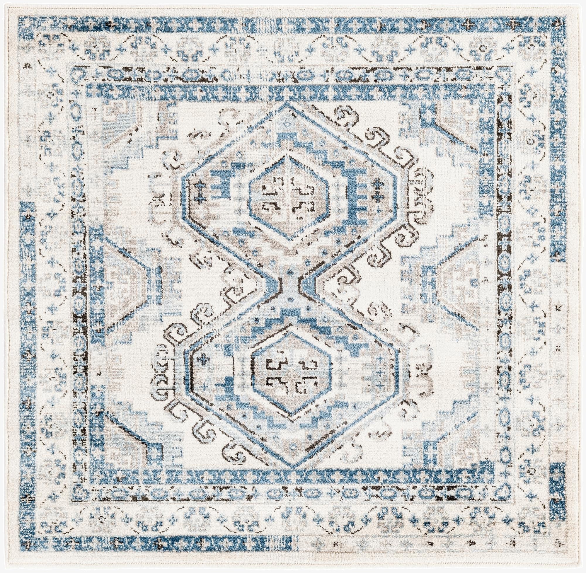 4' x 4' Charlotte Square Rug
