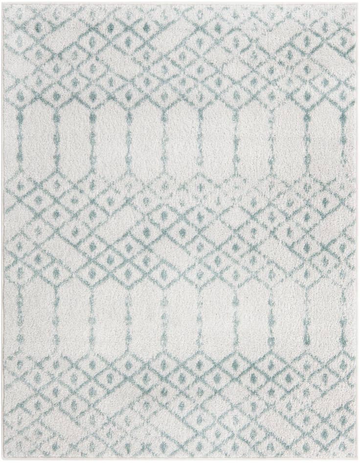 Detail image of 4' x 4' Paxon Trellis Square Rug
