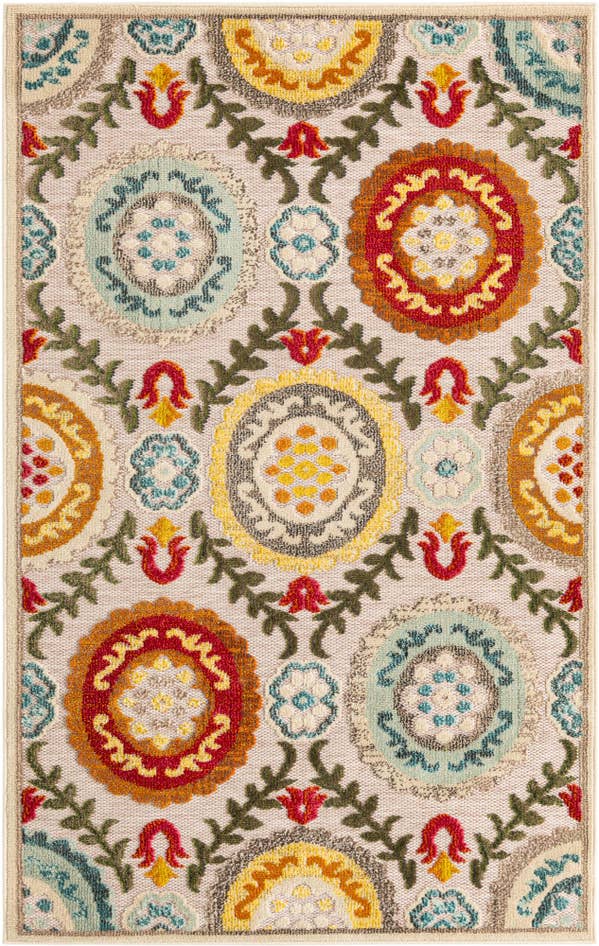 Detail image of 4' x 6' Easy-Clean Casablanca Indoor / Outdoor Rug