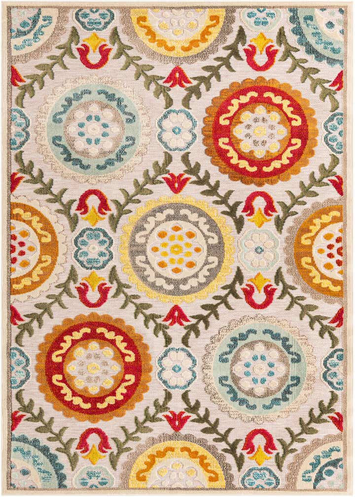 6' x 9' Easy-Clean Casablanca Indoor / Outdoor Rug