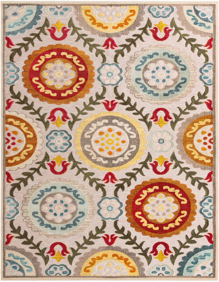 Detail image of 9' x 12' Easy-Clean Casablanca Indoor / Outdoor Rug