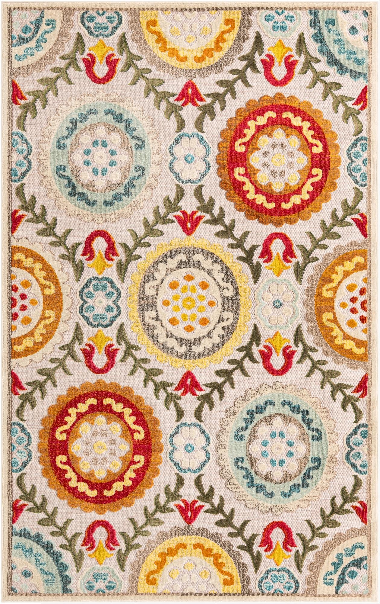 Primary image 6' x 9'  Washable Casablanca Indoor / Outdoor Rug