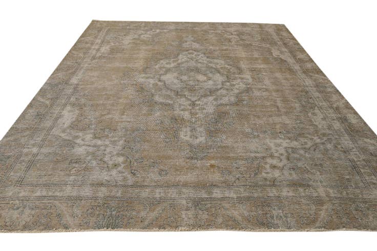 Detail image of 8' 8 x 11' 8 Hand Knotted Ultra Vintage Persian Wool Rug