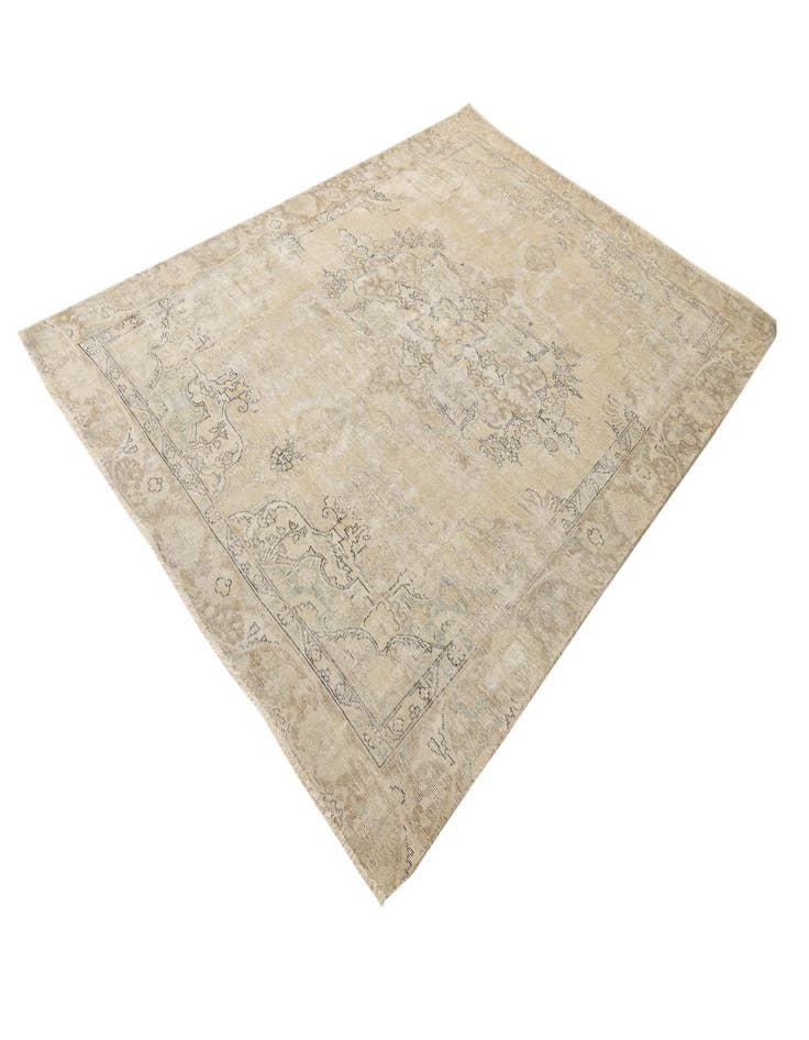 Detail image of 7' 4 x 10' 4  Hand Knotted Ultra Vintage Persian Wool Rug