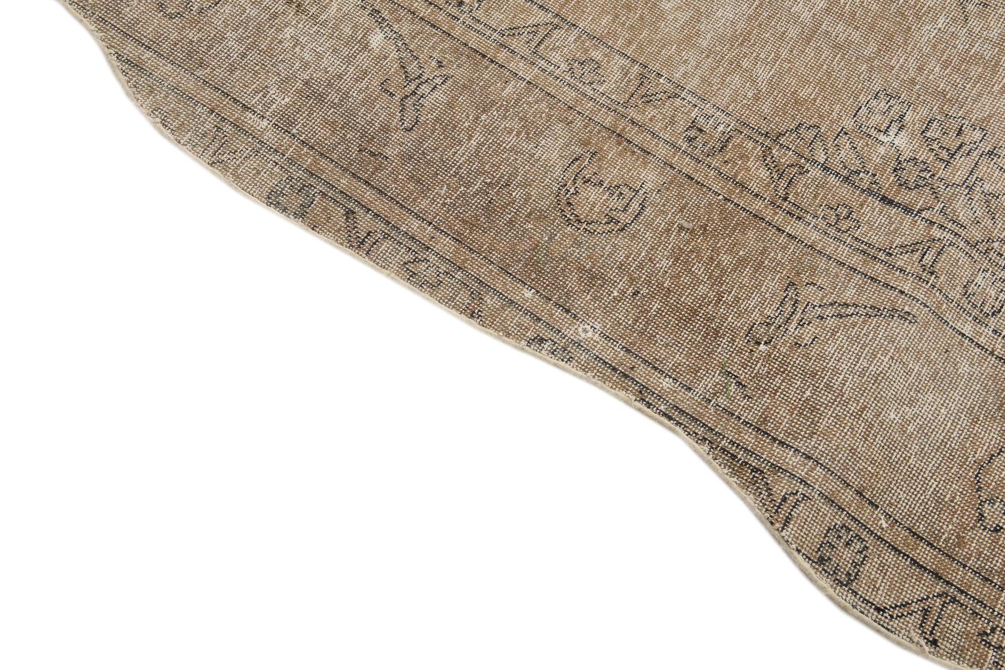 9' 6 x 13' 3 Hand Knotted Ultra Vintage Persian Wool Rug