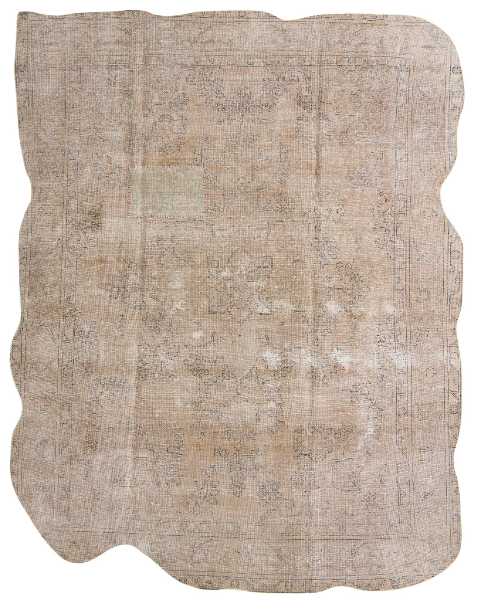 9' 6 x 13' 3 Hand Knotted Ultra Vintage Persian Wool Rug