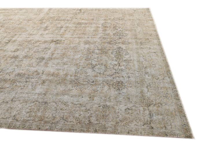 Detail image of 9' 7 x 12' 3 Hand Knotted Ultra Vintage Persian Wool Rug