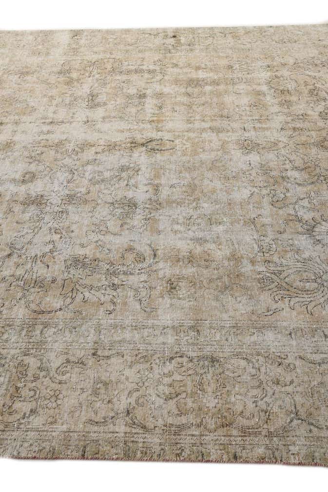 9' 7 x 12' 3 Hand Knotted Ultra Vintage Persian Wool Rug