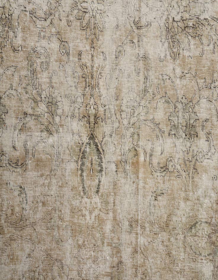 Detail image of 9' 7 x 12' 3  Hand Knotted Ultra Vintage Persian Wool Rug