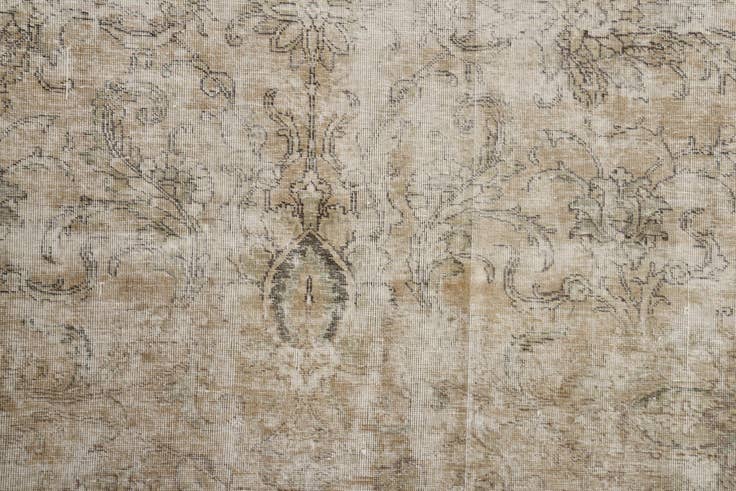 Detail image of 9' 7 x 12' 3 Hand Knotted Ultra Vintage Persian Wool Rug
