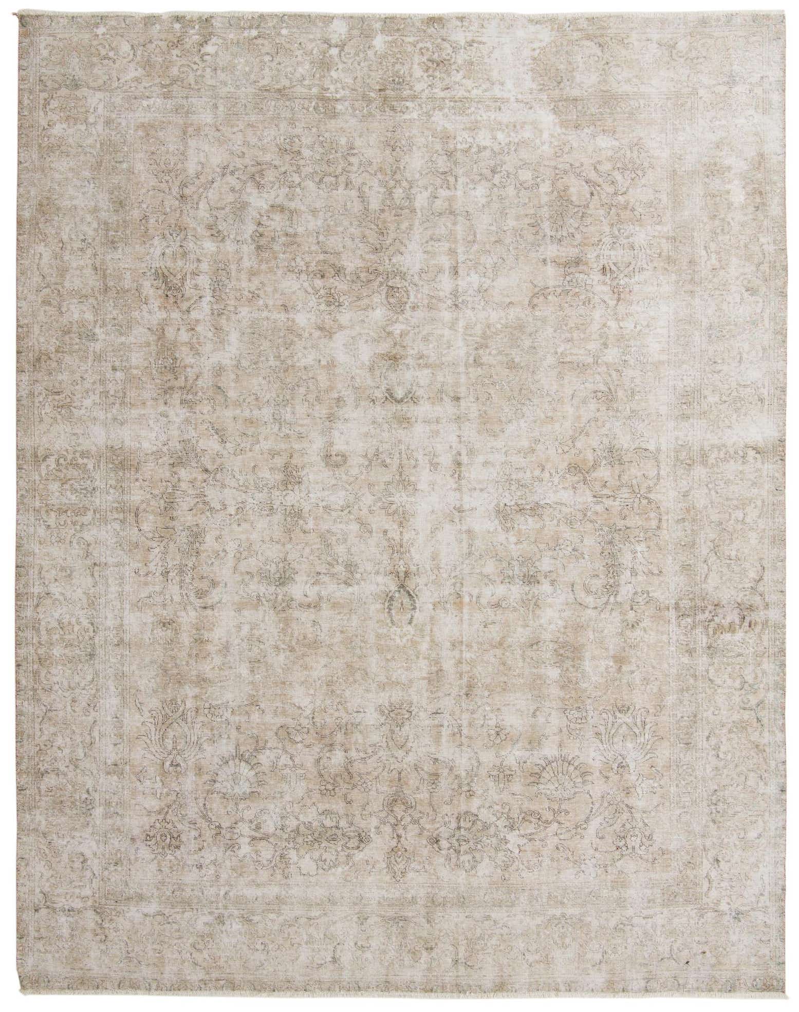 9' 7 x 12' 3 Hand Knotted Ultra Vintage Persian Wool Rug