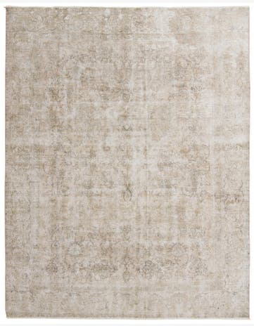 9' 7 x 12' 3 Hand Knotted Ultra Vintage Persian Wool Rug
