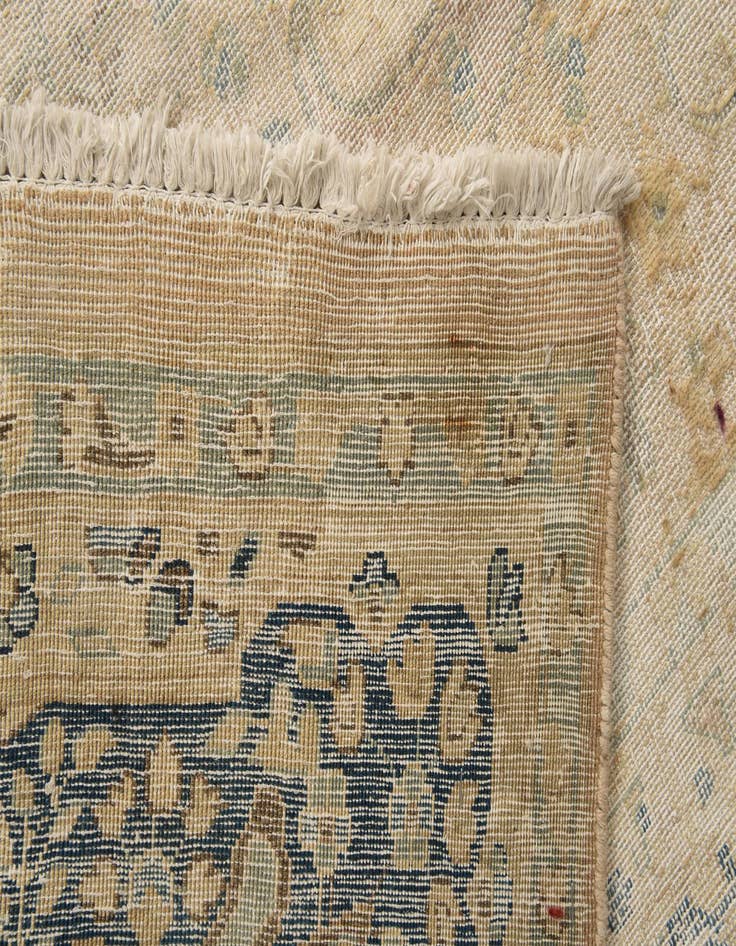 Detail image of 8' 9 x 11' 3  Hand Knotted Ultra Vintage Persian Wool Rug