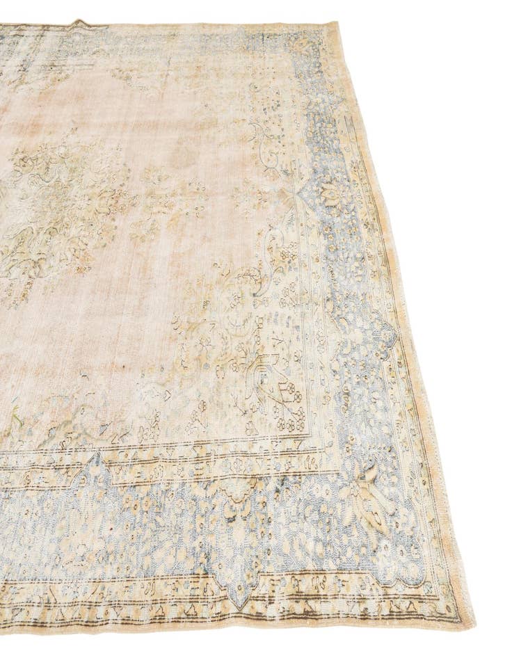 Detail image of 8' 9 x 11' 3  Hand Knotted Ultra Vintage Persian Wool Rug