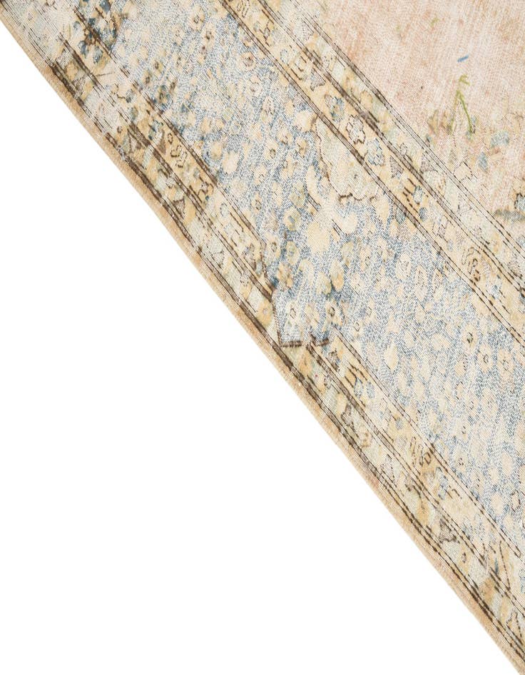 Detail image of 8' 9 x 11' 3  Hand Knotted Ultra Vintage Persian Wool Rug