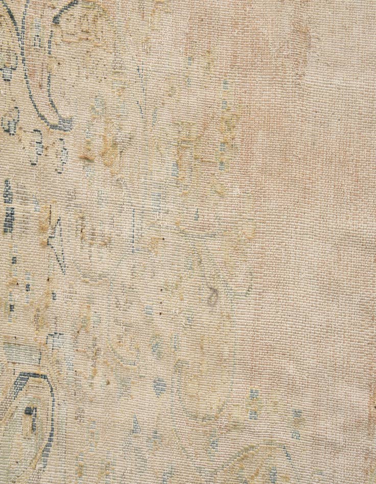 Detail image of 8' 9 x 11' 3  Hand Knotted Ultra Vintage Persian Wool Rug