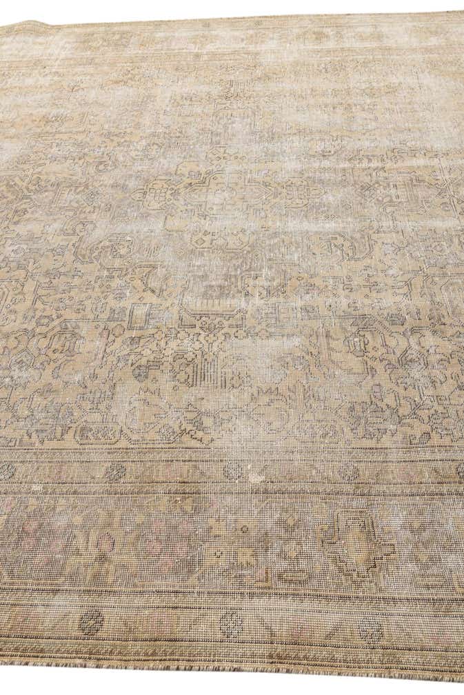 9' 7 x 12' 7 Hand Knotted Ultra Vintage Persian Wool Rug