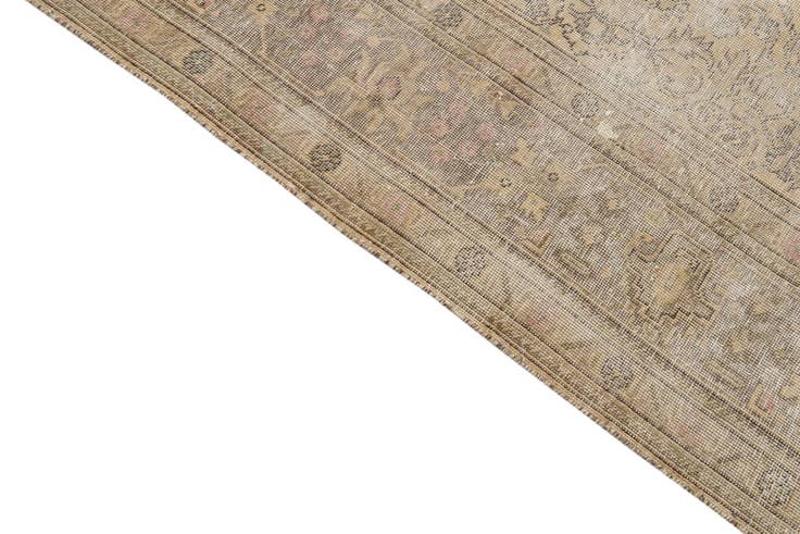 Detail image of 9' 7 x 12' 7 Hand Knotted Ultra Vintage Persian Wool Rug
