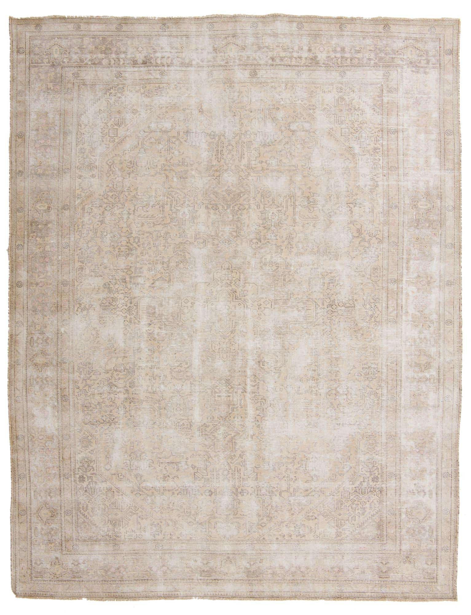 9' 7 x 12' 7 Hand Knotted Ultra Vintage Persian Wool Rug