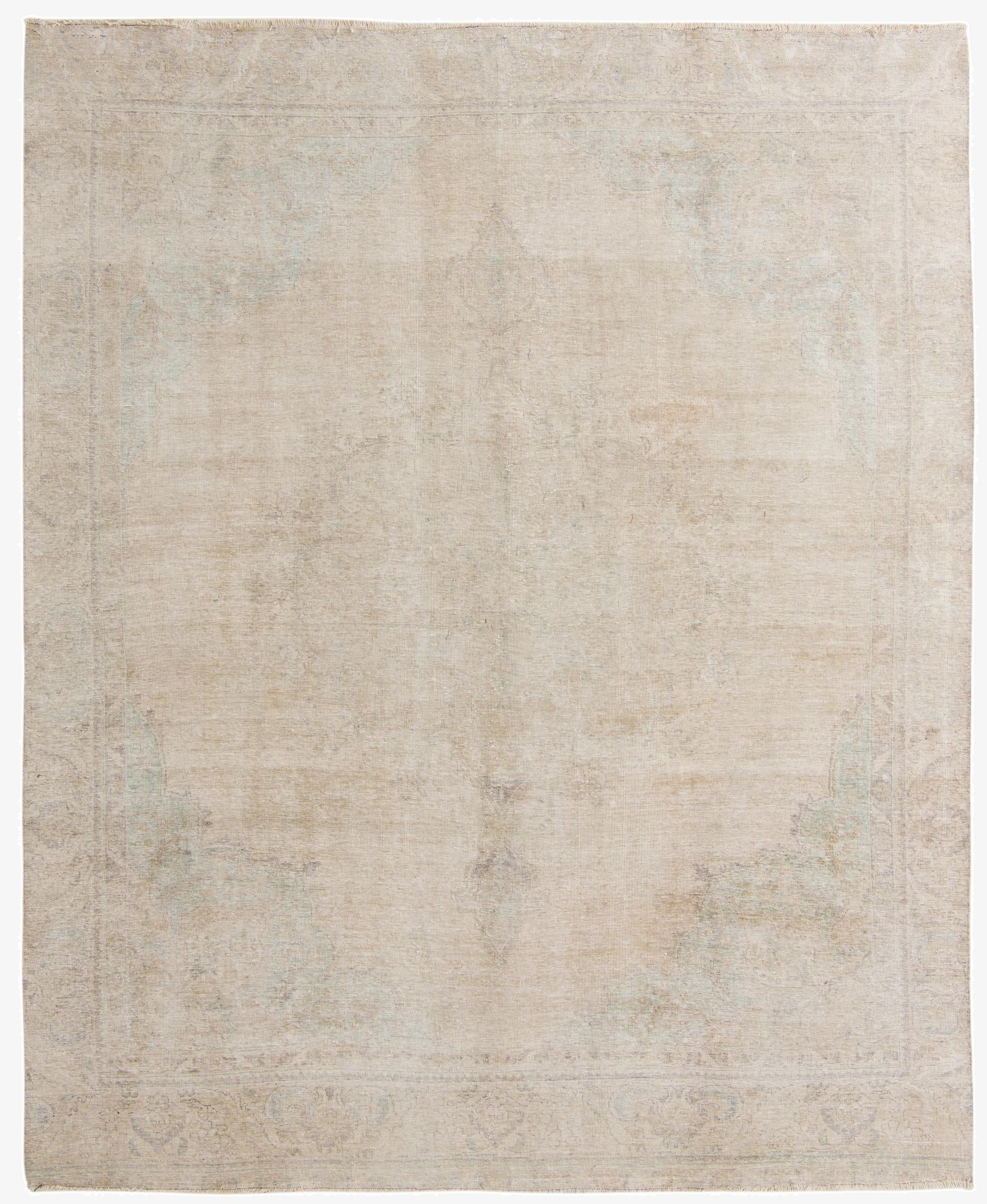 9' x 10' 9  Hand Knotted Ultra Vintage Persian Wool Rug