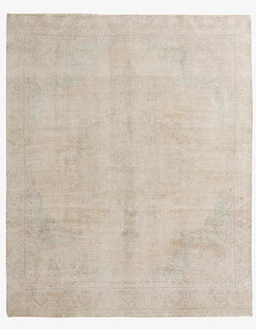 9' x 10' 9 Hand Knotted Ultra Vintage Persian Wool Rug