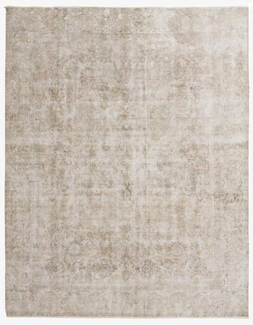 9' 7 x 12' 3 Hand Knotted Ultra Vintage Persian Wool Rug