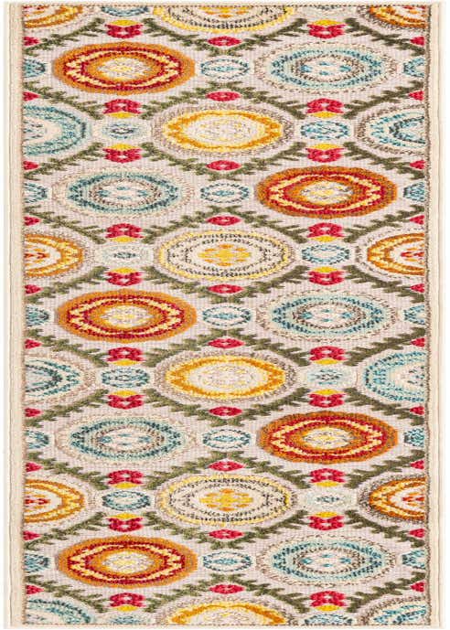 2' x 8' Easy-Clean Casablanca Indoor / Outdoor Runner Rug
