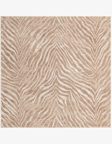 Ivory Beige Finsbury Square Rug