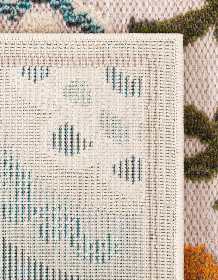 Detail image of 10' x 10'  Washable Casablanca Indoor / Outdoor Square Rug