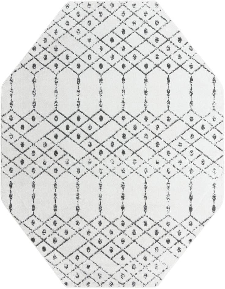 Detail image of 7' 10 x 7' 10 Paxon Trellis Octagon Rug