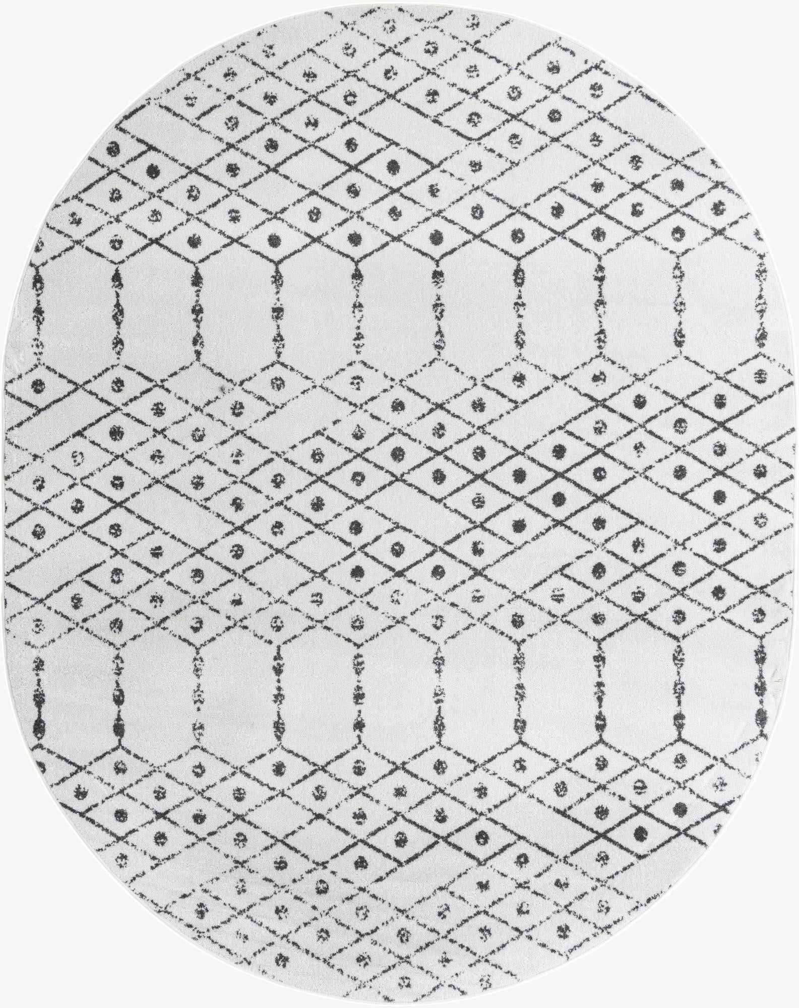 Primary image 7' 10 x 10' Paxon Trellis Oval Rug