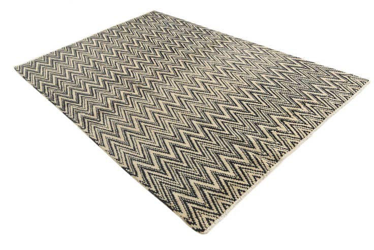 Detail image of 5' x 8' 2 Hand Knotted Moroccan Wool Rug