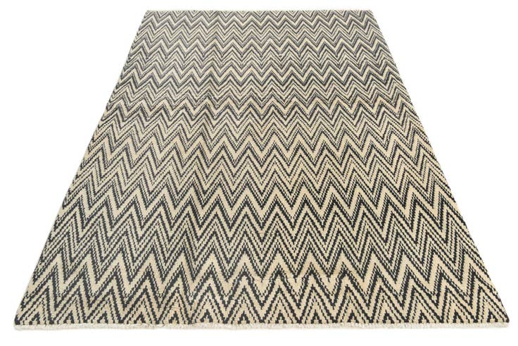 Detail image of 5' x 8' 2 Hand Knotted Moroccan Wool Rug