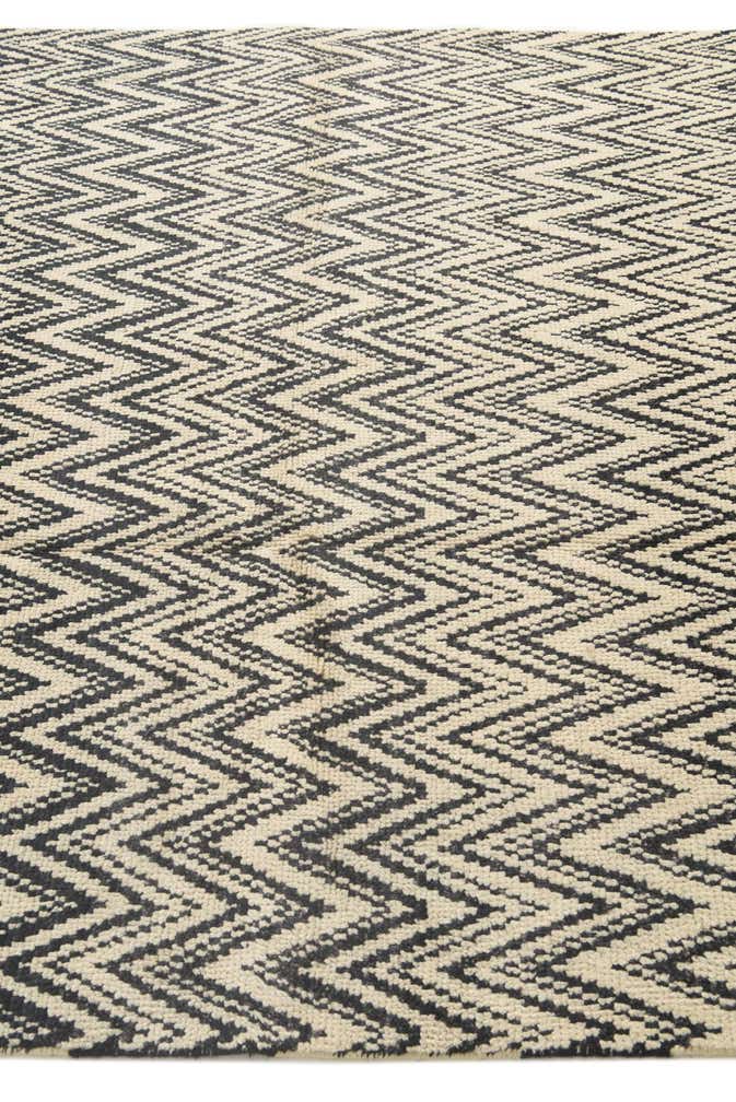 5' x 8' 2 Hand Knotted Moroccan Wool Rug