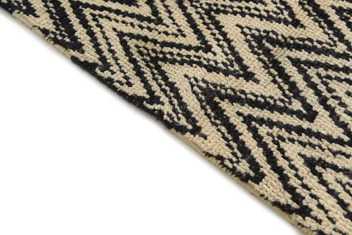 5' x 8' 2 Hand Knotted Moroccan Wool Rug