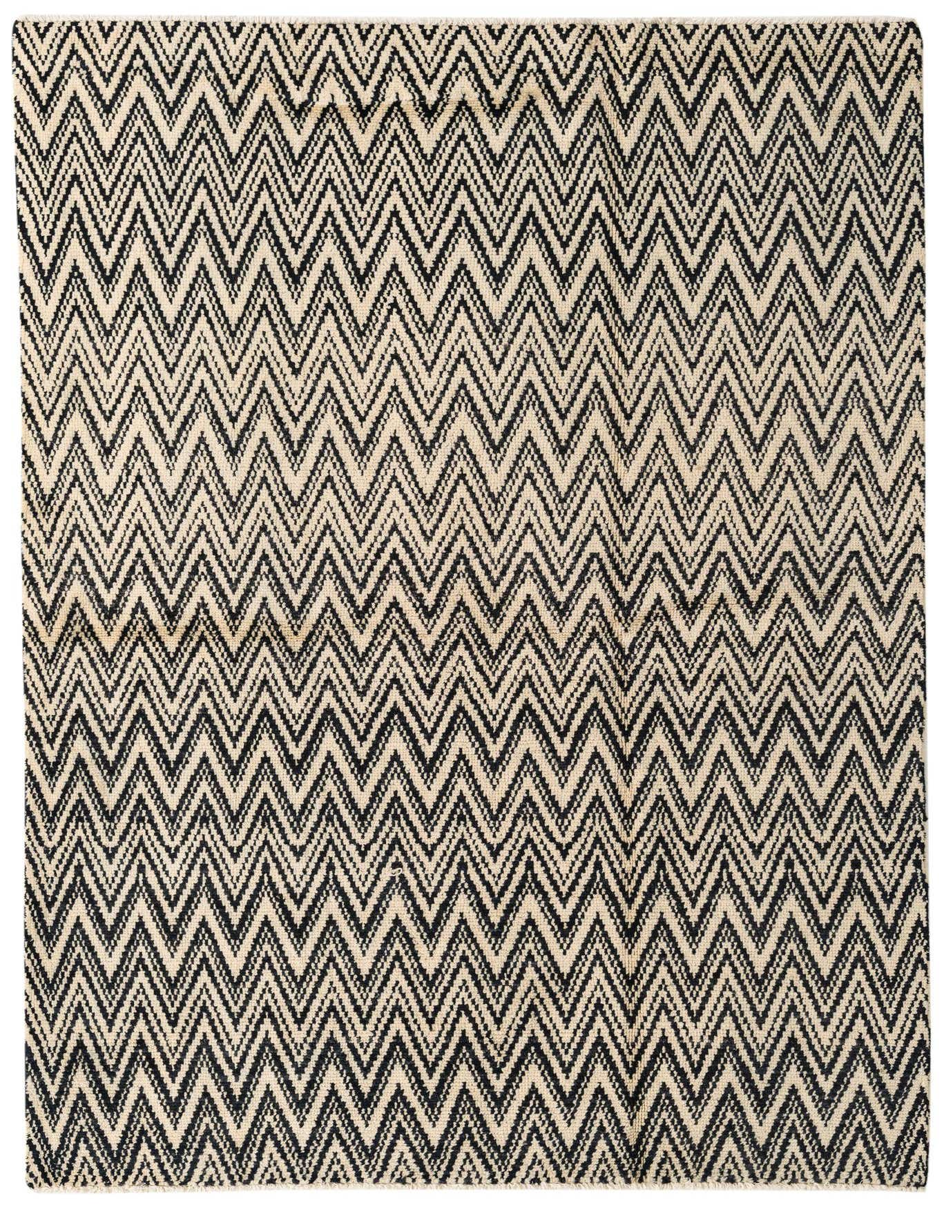 5' x 8' 2 Hand Knotted Moroccan Wool Rug