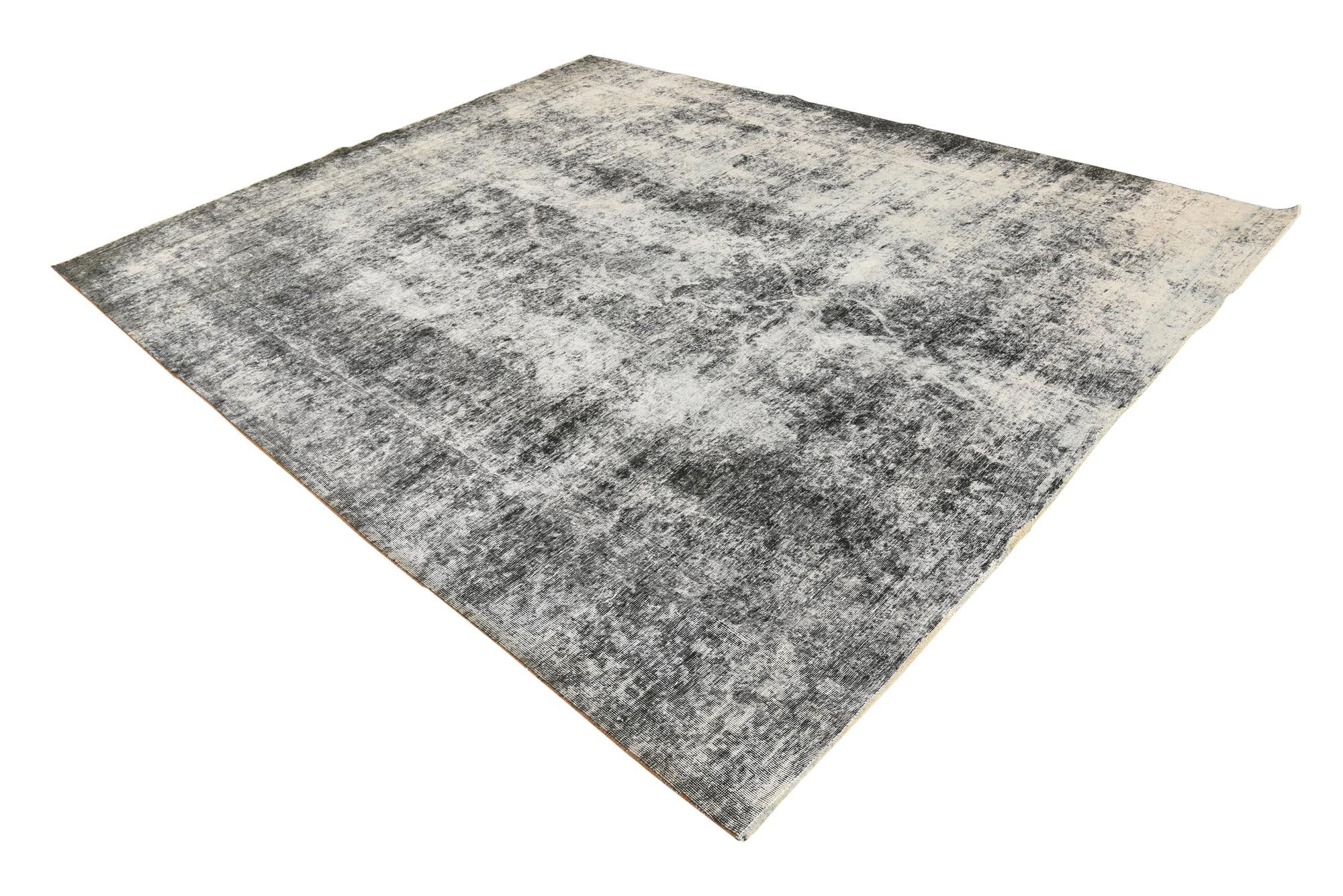 9' 3 x 11' 6 Hand Knotted Ultra Vintage Persian Wool Rug