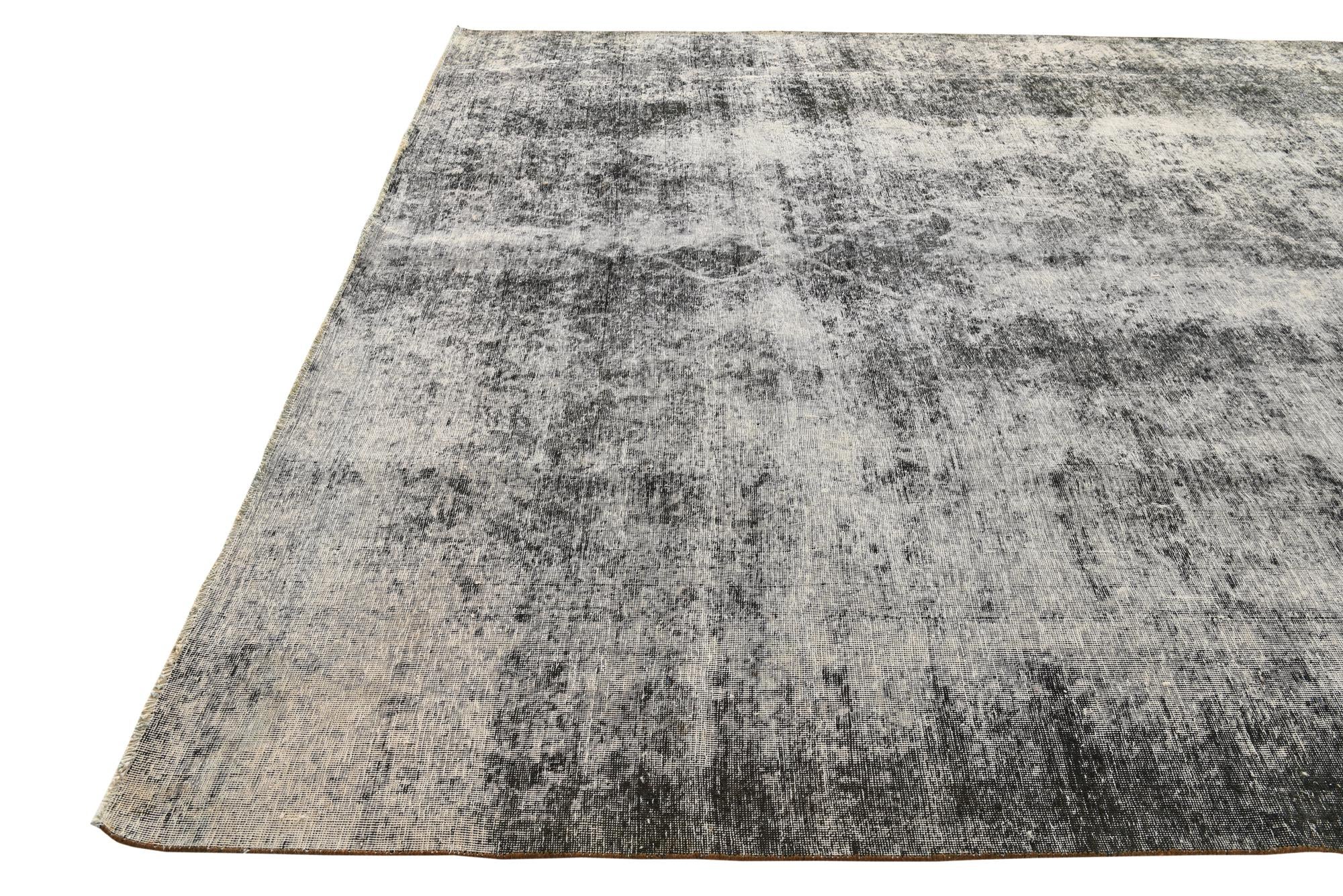 9' 3 x 11' 6 Hand Knotted Ultra Vintage Persian Wool Rug