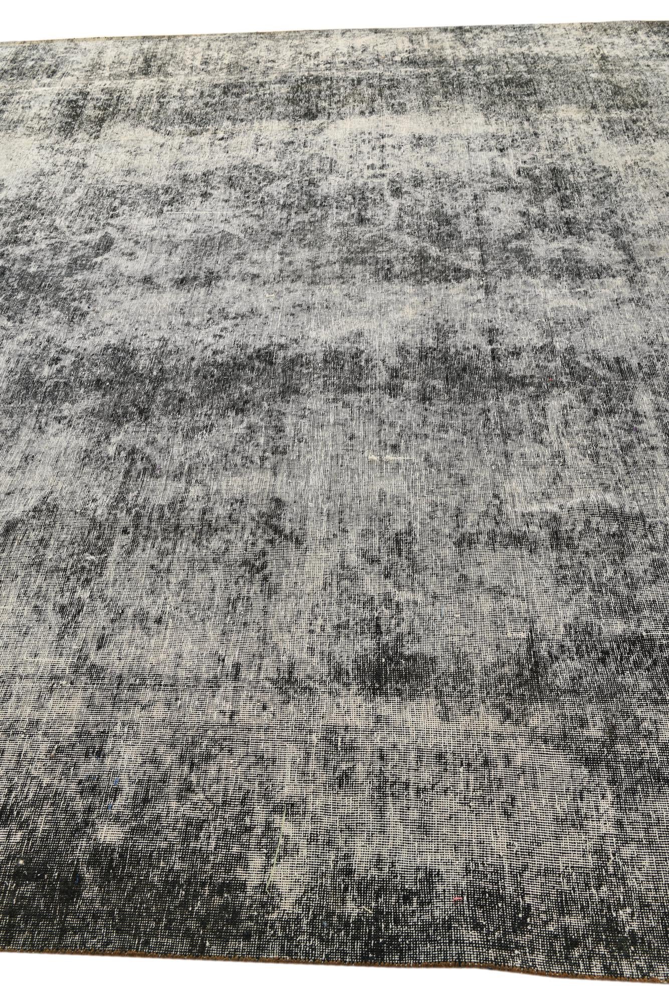 9' 3 x 11' 6 Hand Knotted Ultra Vintage Persian Wool Rug