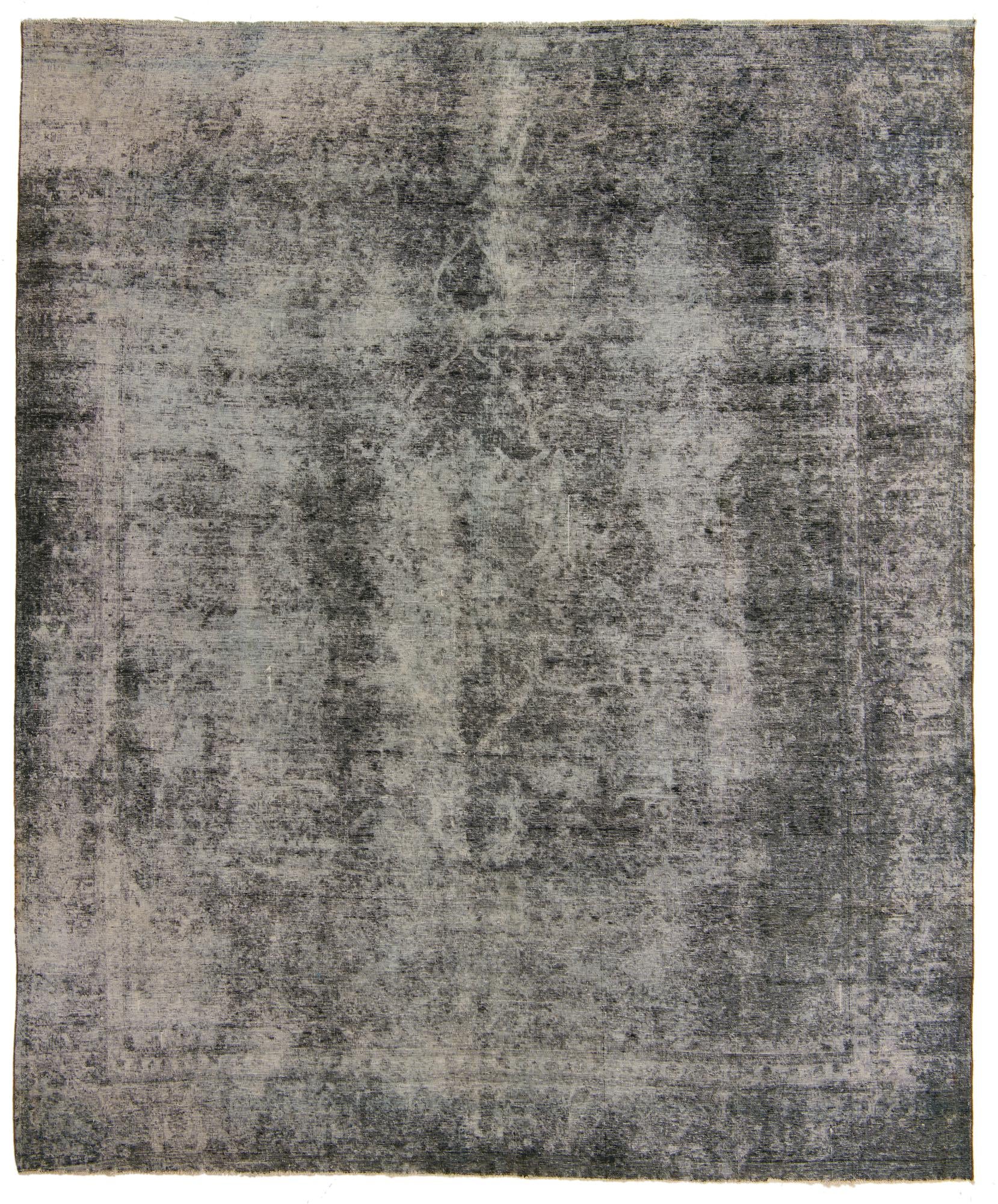 9' 3 x 11' 6 Hand Knotted Ultra Vintage Persian Wool Rug
