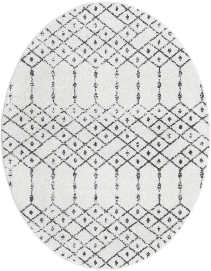 Detail image of 7' 10 x 7' 10 Paxon Trellis Round Rug