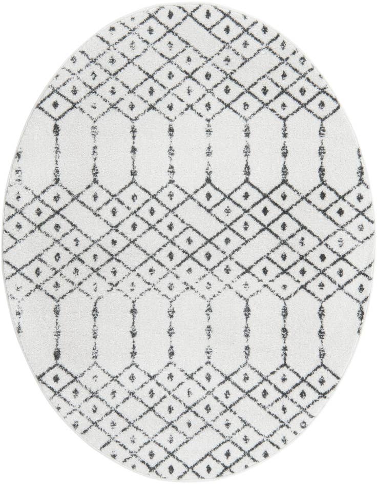 Detail image of 5' 3 x 5' 3 Paxon Trellis Round Rug