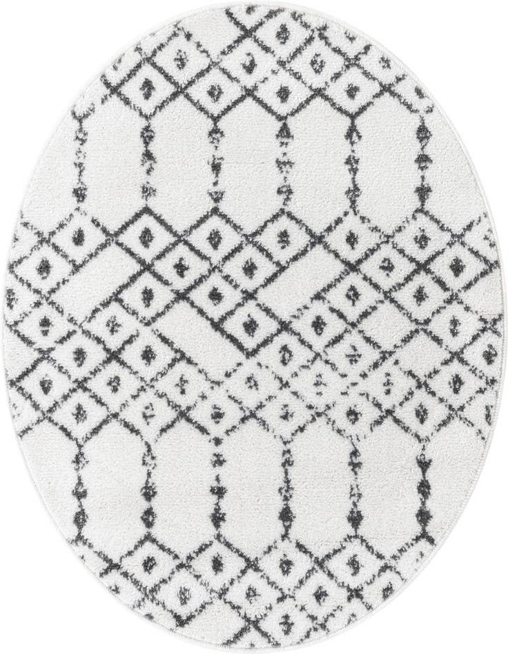Detail image of 3' x 3' Paxon Trellis Round Rug