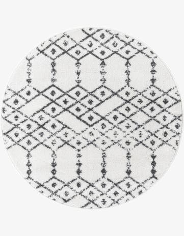 3' x 3' Paxon Trellis Round Rug