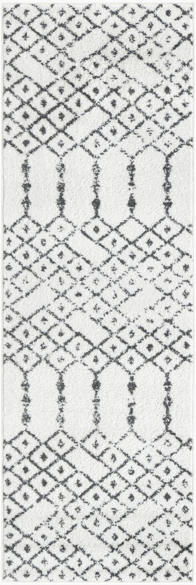 60cm x 183cm Paxon Trellis Runner Rug