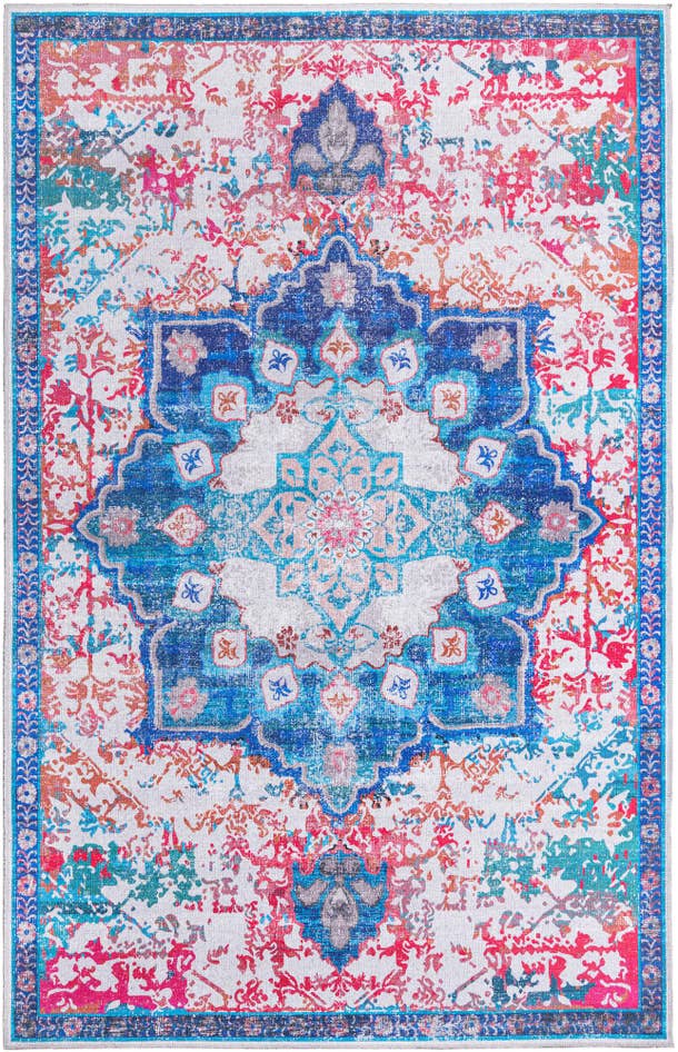 Detail image of 6' x 9' Washable Francesca Rug