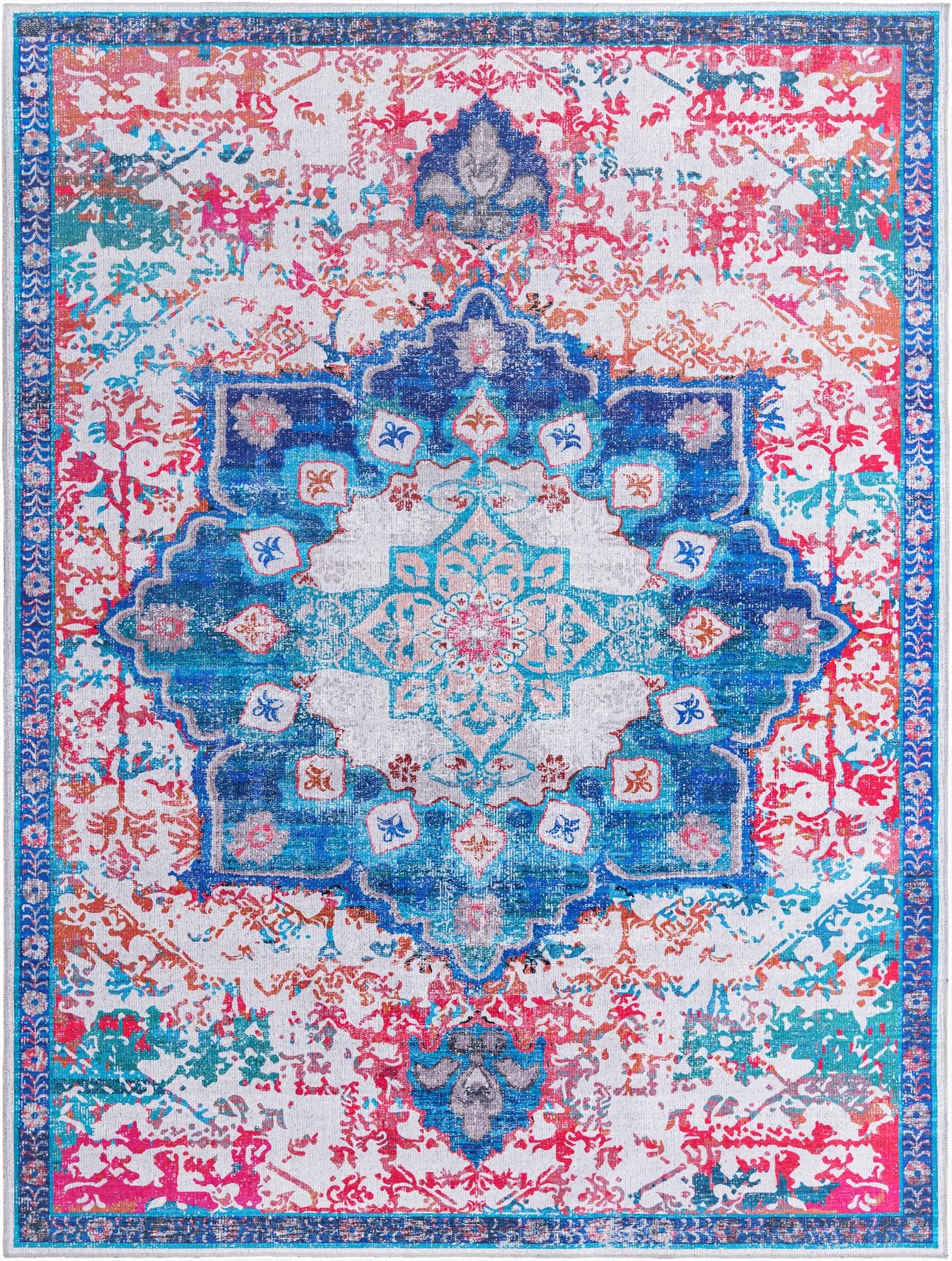 9' 2 x 12' Washable Francesca Rug