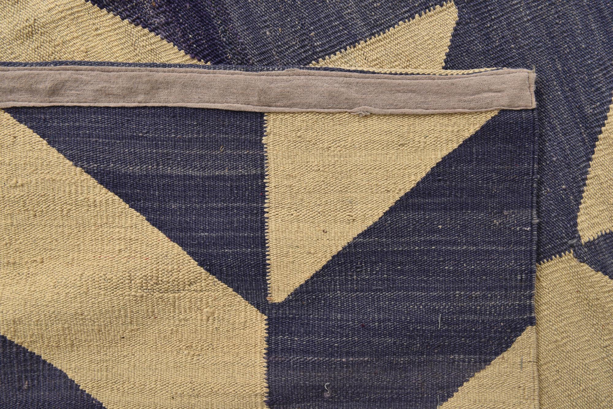 10' 5 x 13' Hand Woven Kilim Modern Wool Rug