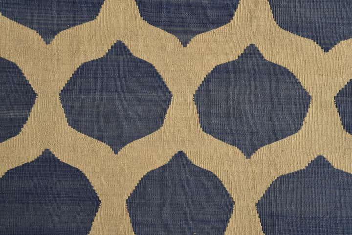 8' 5 x 9' 9 Hand Woven Kilim Modern Wool Rug