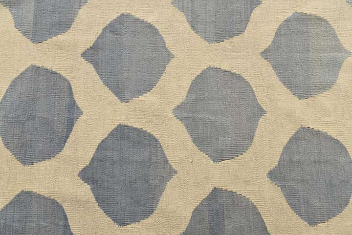 8' 6 x 9' 8 Hand Woven Kilim Modern Wool Rug